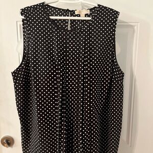 Michael Kors Sleeveless pleated shell